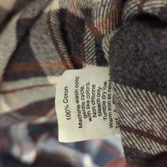 EUC Mens Flannel Button Up - JCrew - Picture 5 of 5